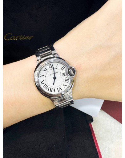 CARTIER BALLON BLEU DE CARTIER REF WSBB0067 28MM QUARTZ WATCH