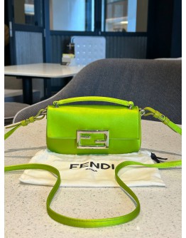 FENDI SILK SATIN MINI BAGUETTE