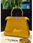 FENDI MEDIUM PEEKABOO ISEEU IN MUSTARD YELLOW