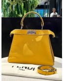 FENDI MEDIUM PEEKABOO ISEEU IN MUSTARD YELLOW