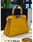 FENDI MEDIUM PEEKABOO ISEEU IN MUSTARD YELLOW