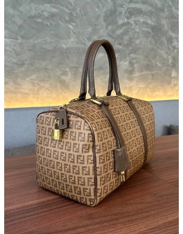 FENDI ZUCCHINO FOREVER BAULETTO BOSTON BAG