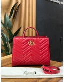 GUCCI MEDIUM MARMONT IN MATELASSE CALF LEATHER BAG WITH STRAP