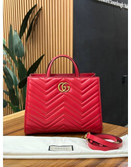 GUCCI MEDIUM MARMONT IN MATELASSE CALF LEATHER BAG WITH STRAP