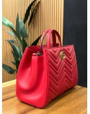 GUCCI MEDIUM MARMONT IN MATELASSE CALF LEATHER BAG WITH STRAP