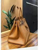HERMES BIRKIN 35 IN GOLD EPSOM LEATHER WITH PALLADIUM HARDWARE