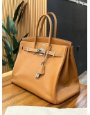 HERMES BIRKIN 35 IN GOLD EPSOM LEATHER WITH PALLADIUM HARDWARE