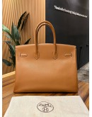 HERMES BIRKIN 35 IN GOLD EPSOM LEATHER WITH PALLADIUM HARDWARE