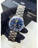 TAG HEUER FORMULA 1 GRANDE DATE REF WAZ1010 BLUE DIAL 43MM QUARTZ WATCH