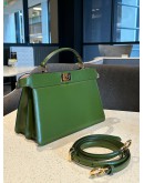 FENDI PEEKABOO ISEEU EAST-WEST TOP HANDLE NAPPA LEATHER BAG
