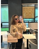 CHANEL MEDIUM COCO HANDLE IN BEIGE CAVIAR LEATHER & GOLD HARDWARE