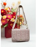 AIGNER DIADORA CROSSBODY BAG IN DUSTY PINK CALFSKIN LEATHER  