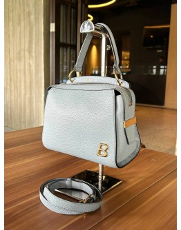 BALLY SIGNATURE B LOGO 2WAY TOP HANDLE HANDBAG