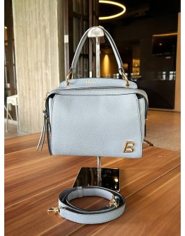 BALLY SIGNATURE B LOGO 2WAY TOP HANDLE HANDBAG