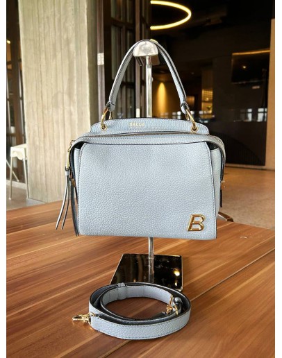 BALLY SIGNATURE B LOGO 2WAY TOP HANDLE HANDBAG