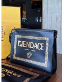 COLLABRATION OF VERSACE X FENDI FENDACE WRISTLET CLUTCH  