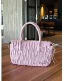 MIU MIU BOLSA DE COURO 2WAY NAPPA MATELASSE HANDLE HANDBAG