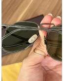 FENDI FF SILVER AVIATOR SUNGLASS