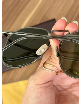 FENDI FF SILVER AVIATOR SUNGLASS