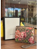 GUCCI LIMITED SPECIAL EDITION DIONYSUS GG SUPREME WITH FLOWERS PATTERN CANVAS MINI CHAIN BAG