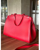 LOUIS VUITTON BREA HANDLE BAG IN RED EPI LEATHER WITH STRAP