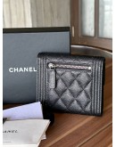 CHANEL CAVIAR BOY COMPACT WALLET
