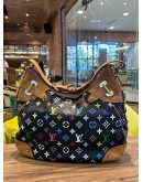 LOUIS VUITTON MM SEASONAL EDITION TAKASHI MURAKAMI GRETA BLACK MONOGRAM MULTICOLOUR SHOULDER BAG  