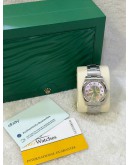 ROLEX AIR KING REF 114234 SILVER DIAL WITH IRANFE NUMBERALS  34MM AUTOMATIC WATCH