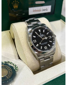 ROLEX EXPLORER 1 REF 124270 BLACK DIAL 36MM AUTOMATIC WATCH
