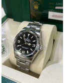 ROLEX EXPLORER 1 REF 124270 BLACK DIAL 36MM AUTOMATIC WATCH
