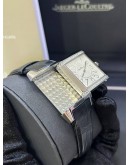 JLC JAEGER-LECOULTRE REVERSO SQUADRA FACTORY DIAMONDS REF Q7038420 42MM X 28.8MM DIAL QUARTZ WATCH