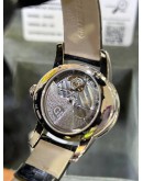 GIRARD-PERREGAUX YEAR 2018 CAT’S EYE BLUE START DIAMONDS MOTHER OF PEARL 18K 750 WHITE GOLD MOON FACE 35MM AUTOMATIC WATCH