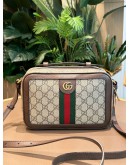 GUCCI SMALL OPHIDIA GG CANVAS CROSSBODY BAG
