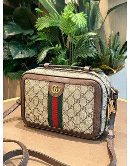 GUCCI SMALL OPHIDIA GG CANVAS CROSSBODY BAG