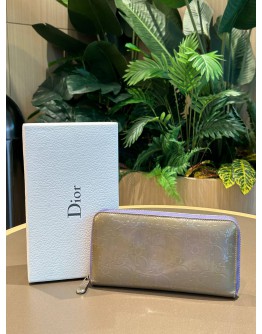CHRISTIAN DIOR LONG WALLET IN PATENT LEATHER