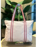 COACH TOTE BAG IN PINK & WHITE WITH HEART PATTERN