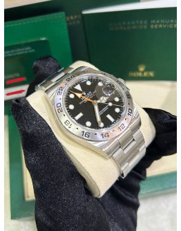 ROLEX EXPLORER II REF 226570 BLACK DIAL 42MM AUTOMATIC WATCH