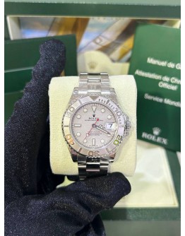 ROLEX YACHT-MASTER REF 168622 GREY DIAL 35MM AUTOMATIC WATCH
