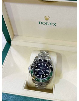 ROLEX GMT-MASTER II DATE UPGRADE SPRITE 40MM AUTOMATIC WATCH