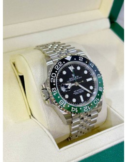ROLEX GMT-MASTER II DATE UPGRADE SPRITE 40MM AUTOMATIC WATCH