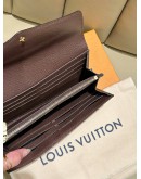 LOUIS VUITTON SARAH ENVELOPE LONG WALLET IN DAMIER EBENE CANVAS