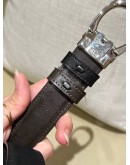 MONTBLANC BELT IN BLACK LEATHER