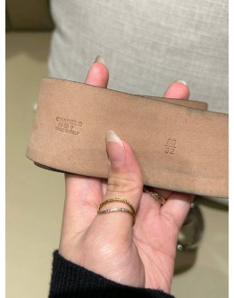 CHANEL BELT IN BLACK LEATHER