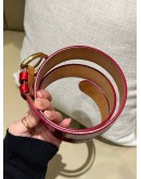 LOUIS VUITTON BELT IN RED PATENT LEATHER