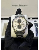 MAURICE LACROIX PONTOS S CHRONOGRAPH REF PT6038 SSL2H-130-A PANDA DIAL 43MM AUTOMATIC WATCH