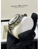 MAURICE LACROIX PONTOS S CHRONOGRAPH REF PT6038 SSL2H-130-A PANDA DIAL 43MM AUTOMATIC WATCH