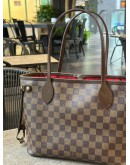 LOUIS VUITTON PM NEVERFULL IN DAMIER EBENE CANVAS