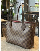 LOUIS VUITTON PM NEVERFULL IN DAMIER EBENE CANVAS