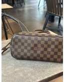 LOUIS VUITTON PM NEVERFULL IN DAMIER EBENE CANVAS