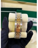 ROLEX DATEJUST JUBILEE 36 REF 126233 HALF 18K 750 YELLOW GOLD CHAMPAGNE DIAL 36MM AUTOMATIC WATCH